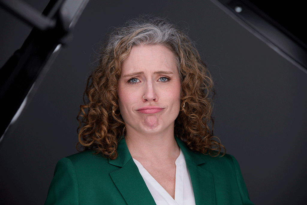 Headshot session in progress