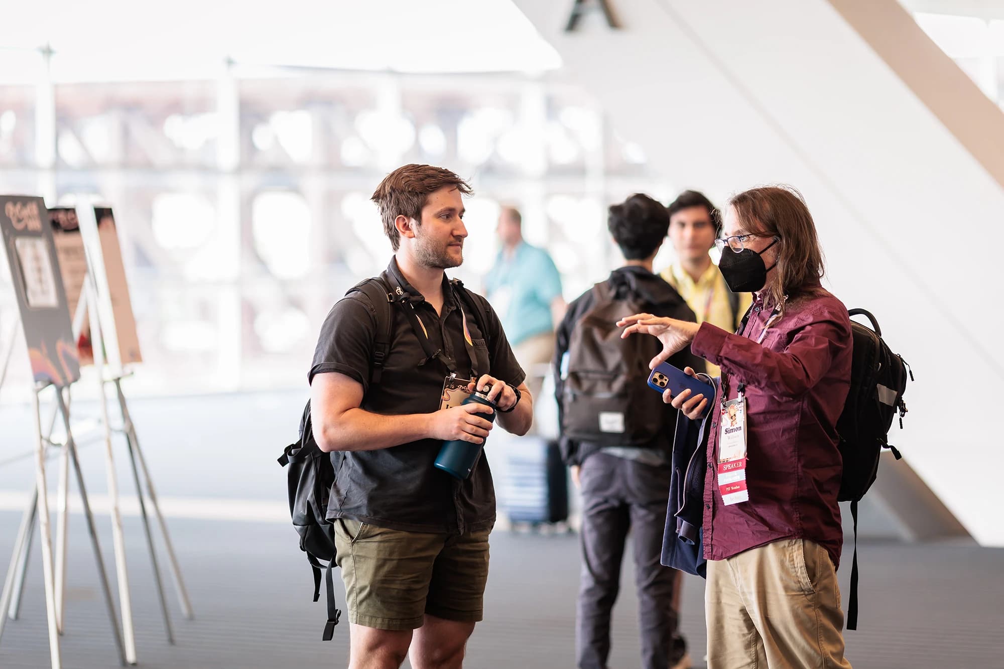 PyCon 2025 conference attendees networking in Pittsburgh