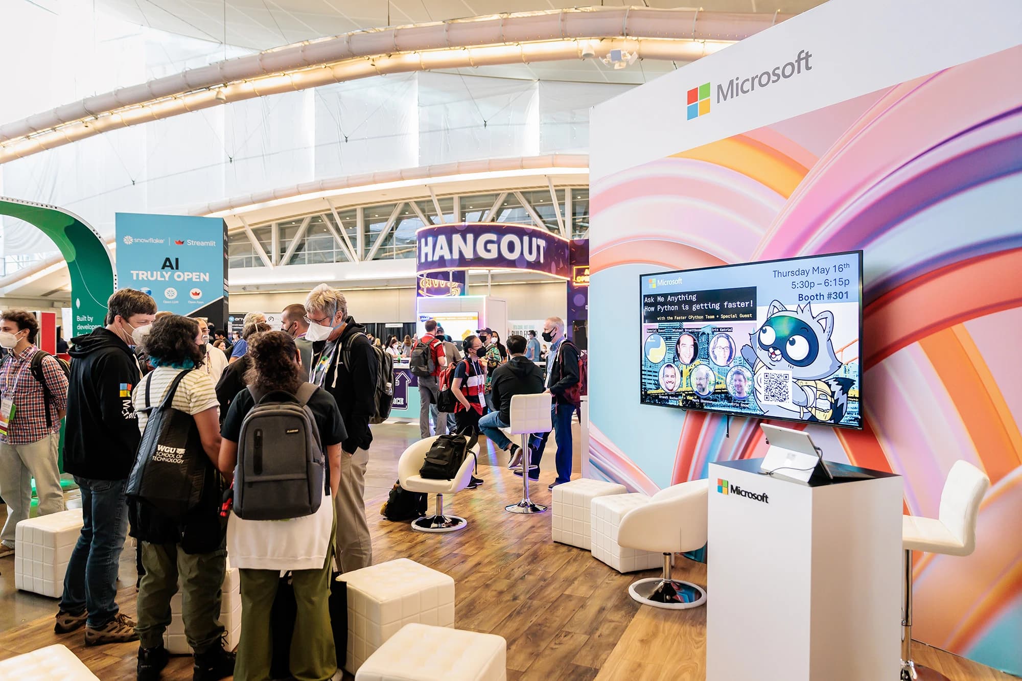 PyCon 2024 Python conference technical session with attendees