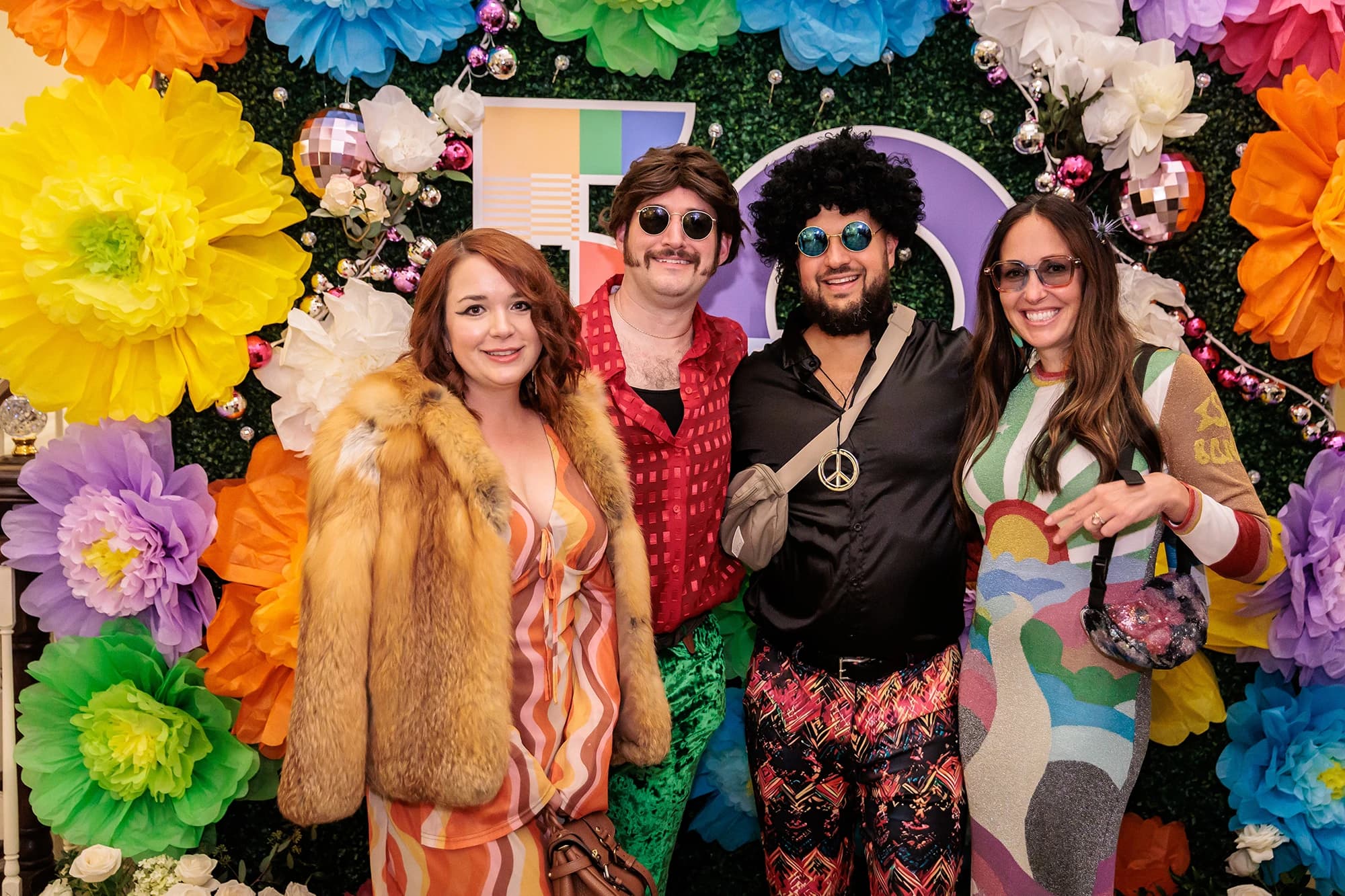 Sweetwater Bling Ding 2025 gala guests at step and repeat photo backdrop