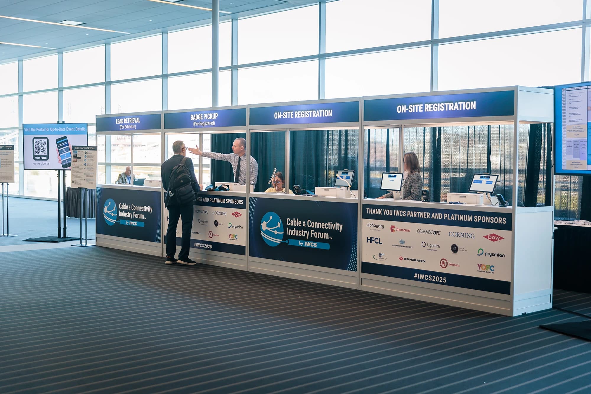 IWCS Cable and Connectivity Forum 2025 exhibitor product demonstration