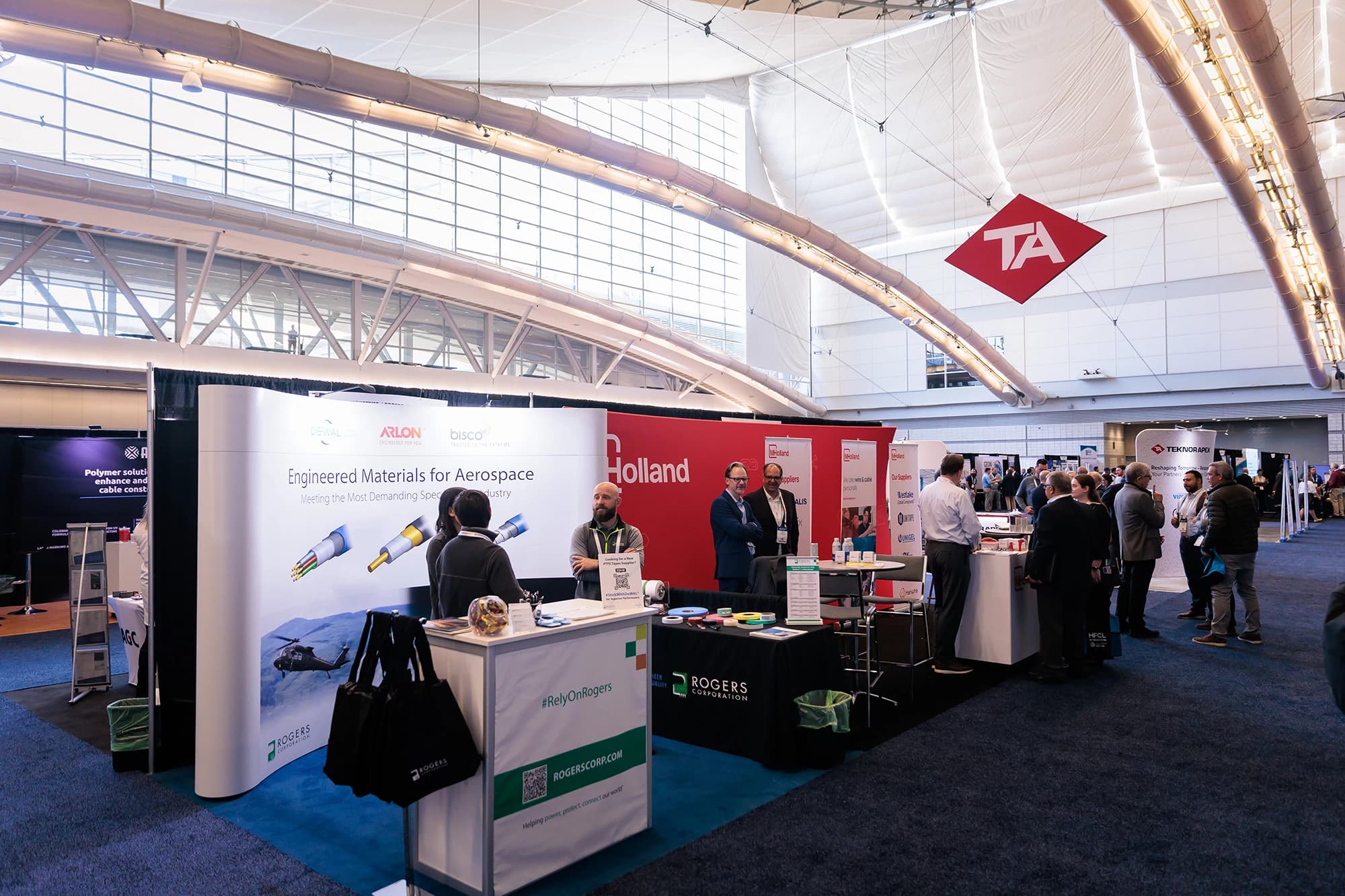 IWCS Wire and Cable Symposium 2025 exhibitor booth display