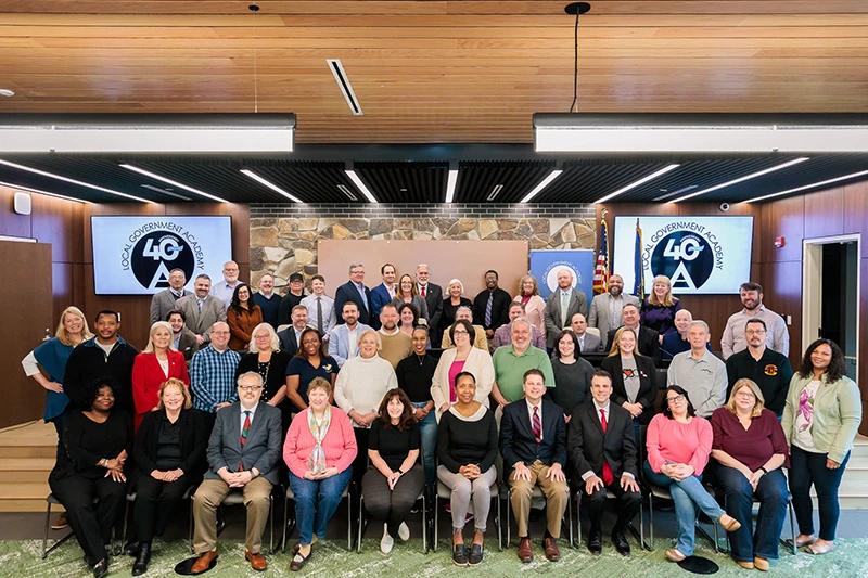 group photo of local government academy participants