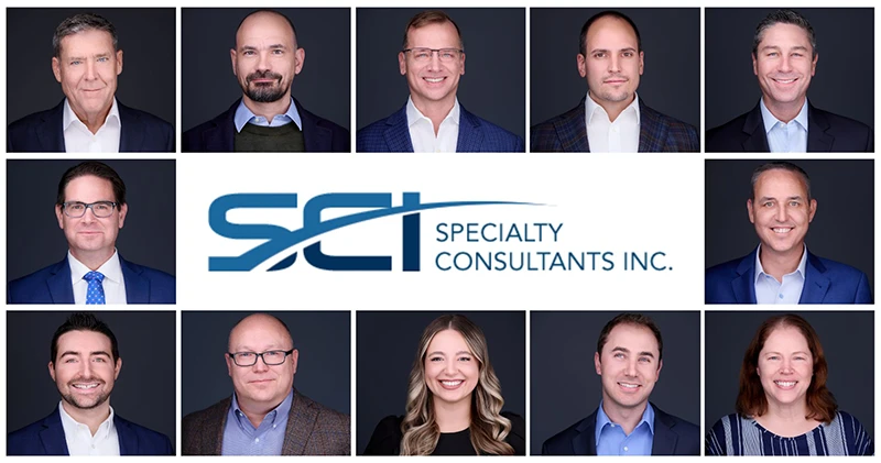 headshot grid of specialty consultants inc