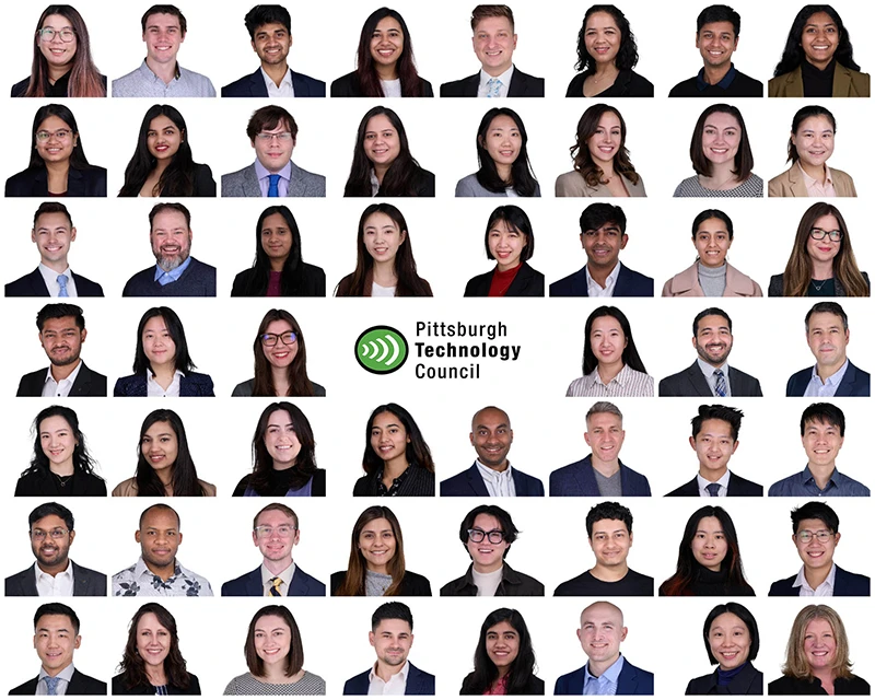 headshot grid of pittsburgh technical college's super analytics challenge participants